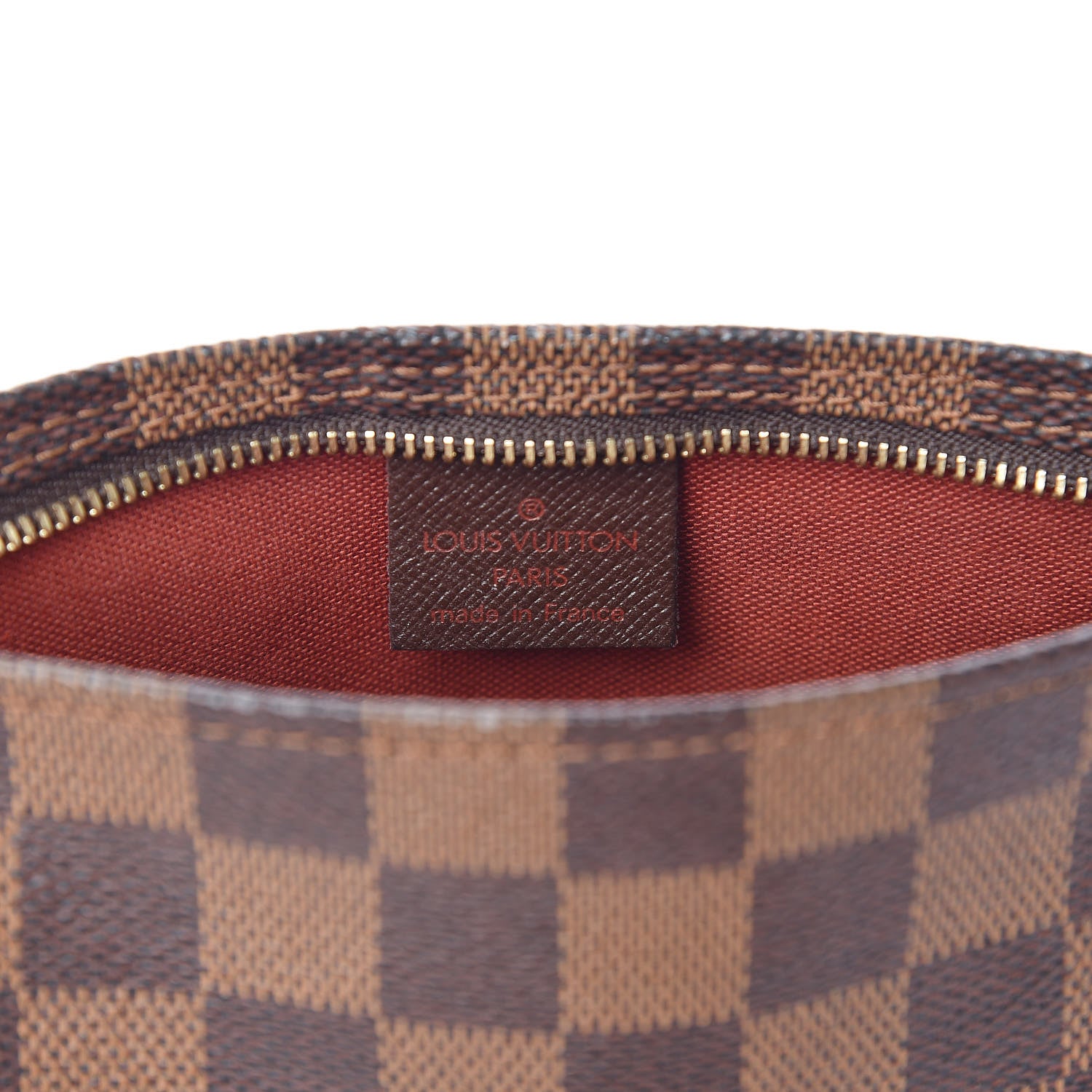 Louis Vuitton Damier Ebene Trousse Make Up Bag Pochette 6 of 10