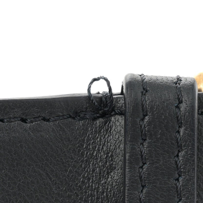 Chanel Wool Lambskin Quilted Paris Hamburg Charms Waist Bag Dark Navy 11 of 12