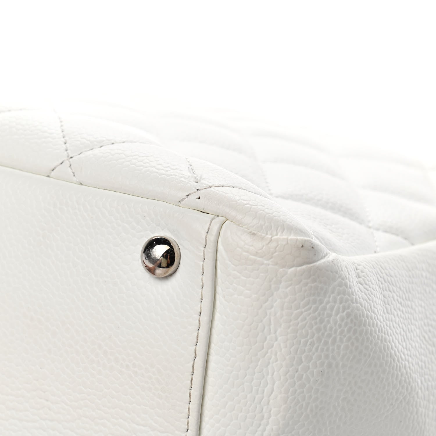 Chanel Caviar Quilted Petit Timeless Tote PTT White 14 of 22