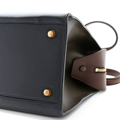 Celine Smooth Calfskin Small Tri-Color Ring Bag Navy 9 of 11