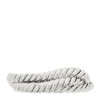 David Yurman Sterling Silver Sculpted Cable Triple Wrap Bracelet 2 of 3