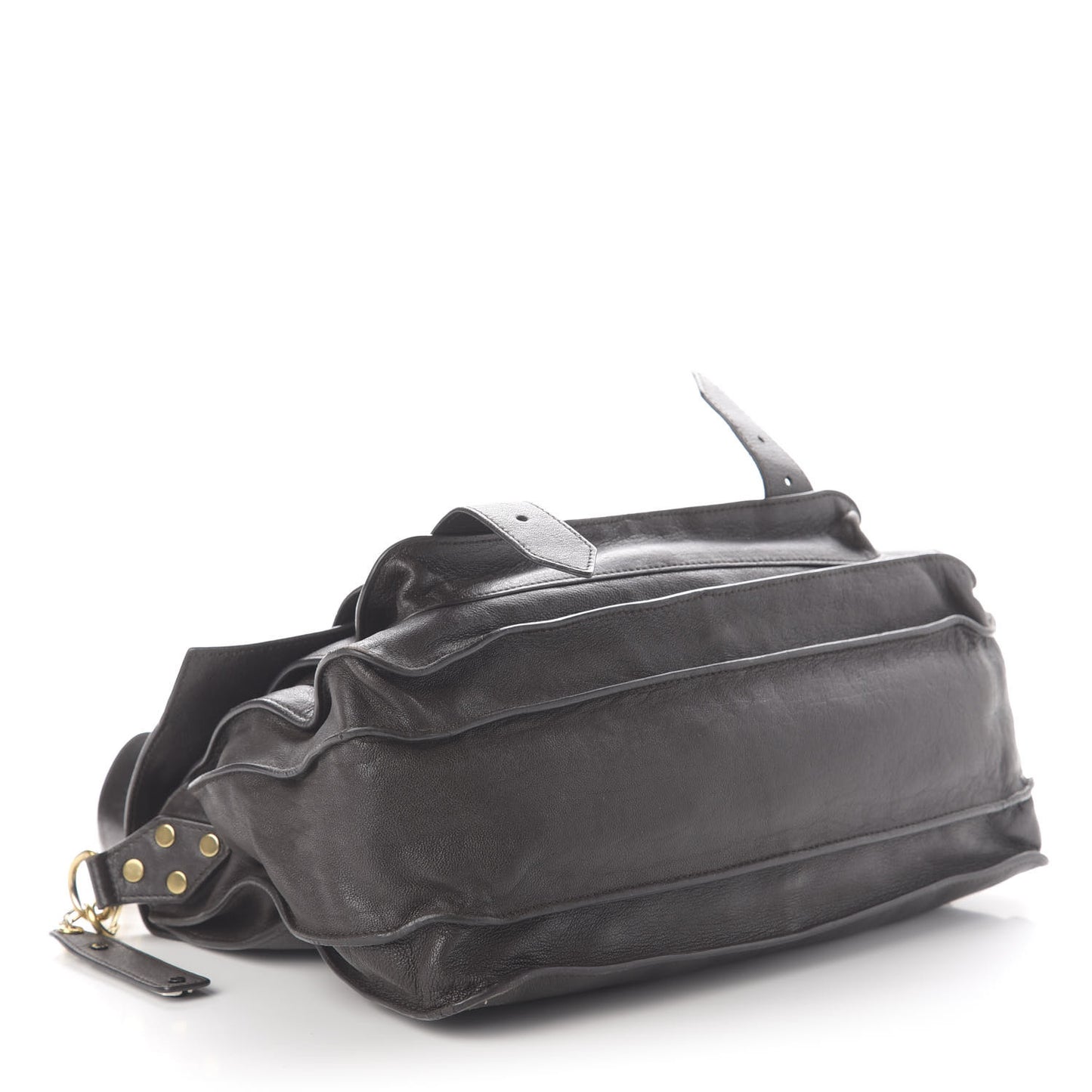 Lambskin Medium PS1 Satchel Dark Chocolate