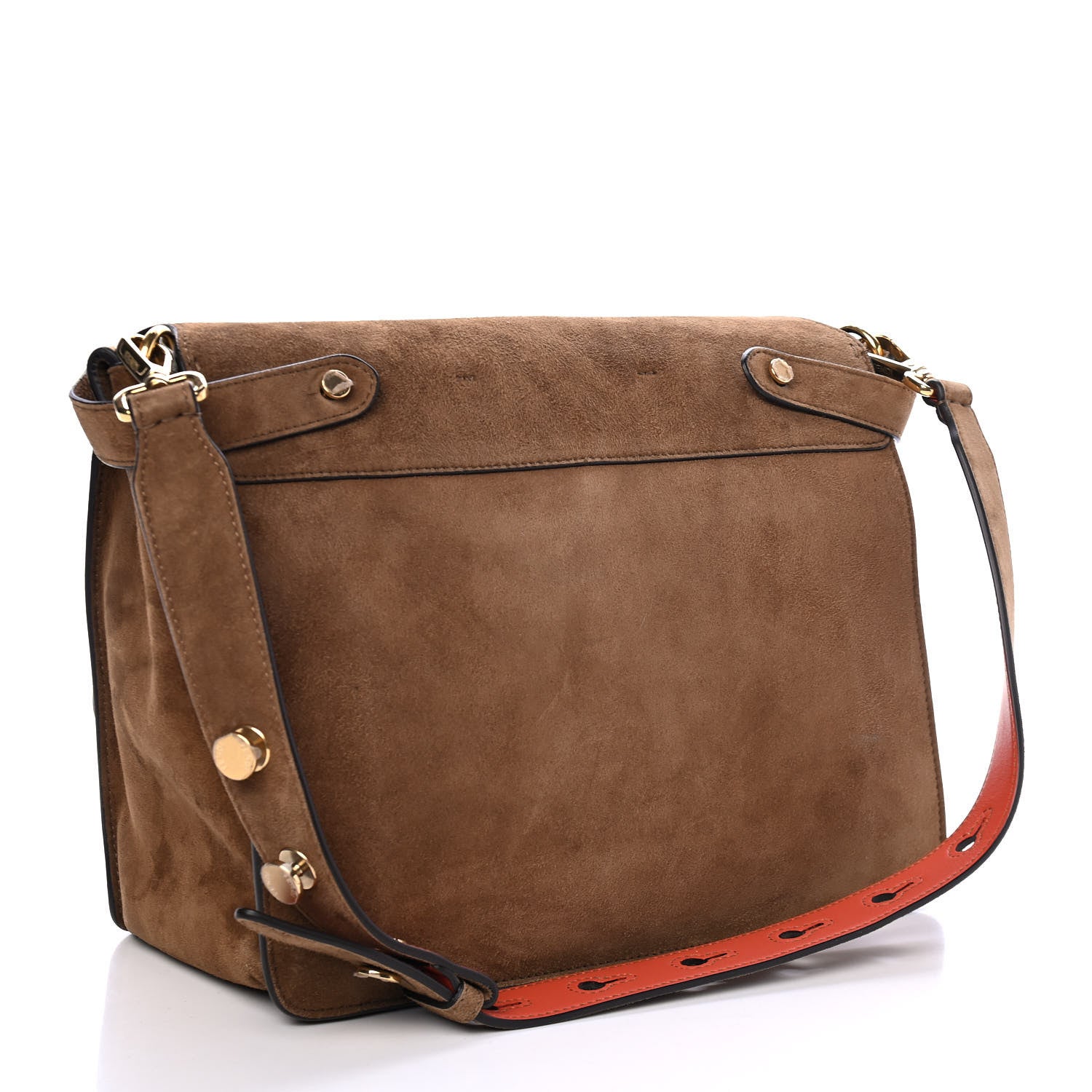 Fendi Chamois Large Kan U Shoulder Bag Rovere 2 of 4