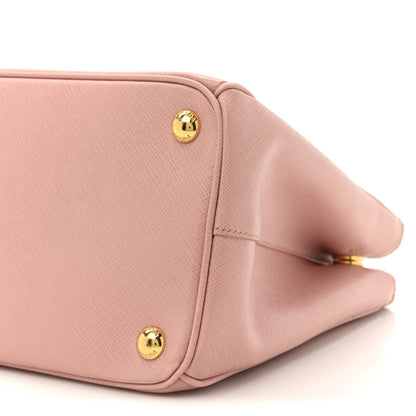 Prada Saffiano Lux Small Double Zip Tote Orchidea 9 of 13