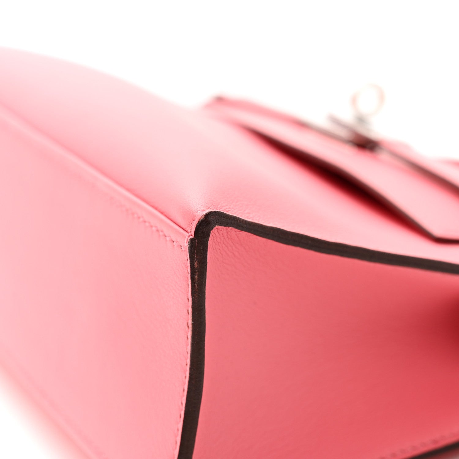 Hermes Swift Kelly Pochette Clutch Rose Azalee 12 of 14