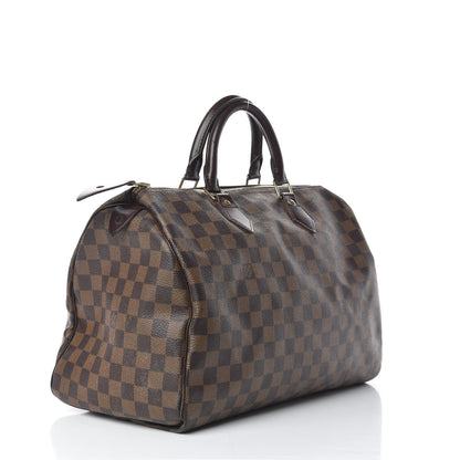 Louis Vuitton Damier Ebene Speedy 35 2 of 10