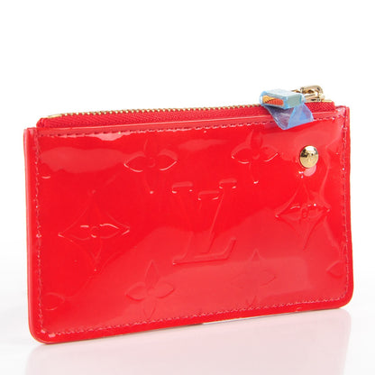 Louis Vuitton Vernis Key Pouch Rouge 3 of 7