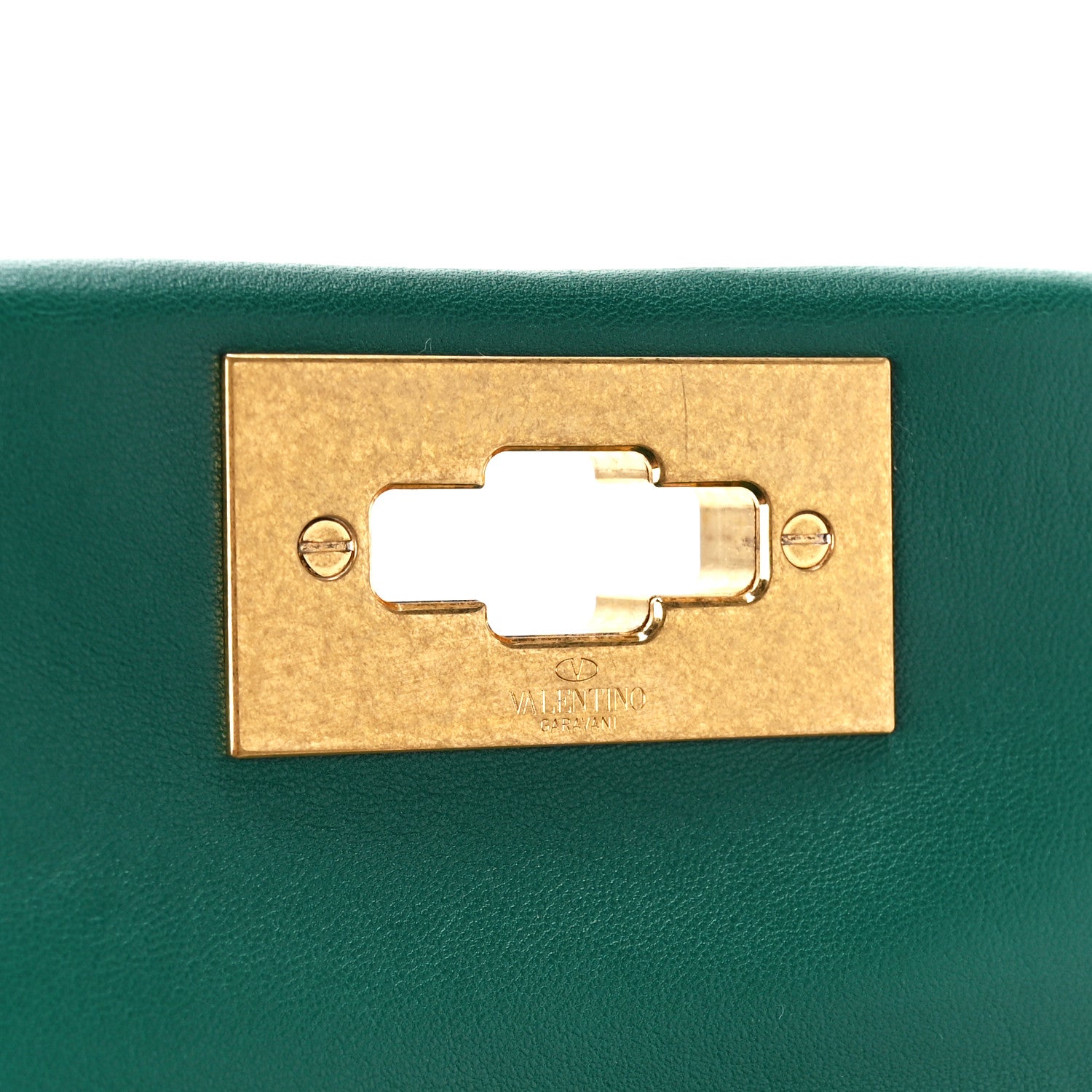 Valentino Garavani Nappa Medium Roman Stud Shoulder Bag Jungle 7 of 10