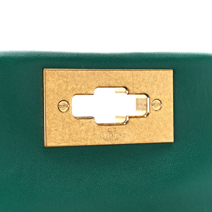 Valentino Garavani Nappa Medium Roman Stud Shoulder Bag Jungle 7 of 10