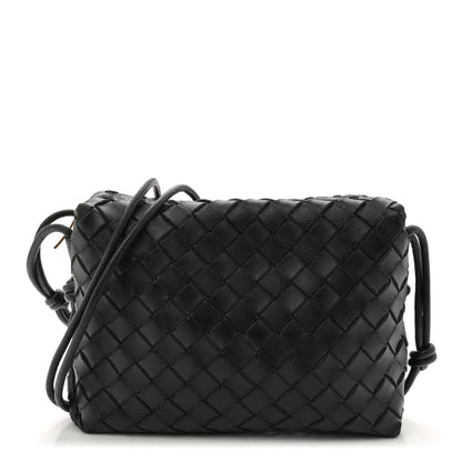 Bottega Veneta Nappa Intrecciato Small Loop Camera Bag Black 1 of 11