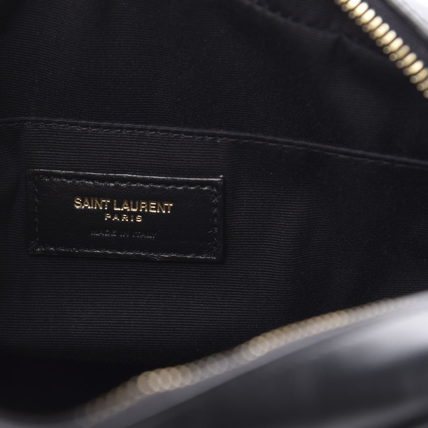 Calfskin Matelasse Monogram Lou Camera Bag Black
