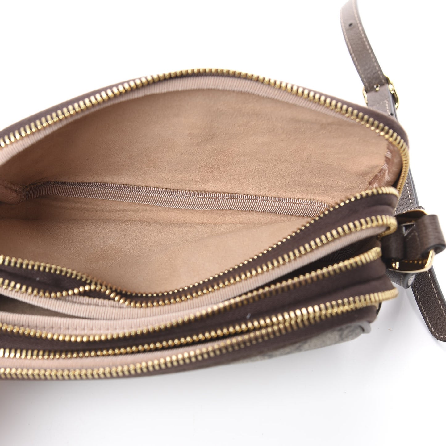 GG Supreme Monogram Web Mini Ophidia GG Bag Brown