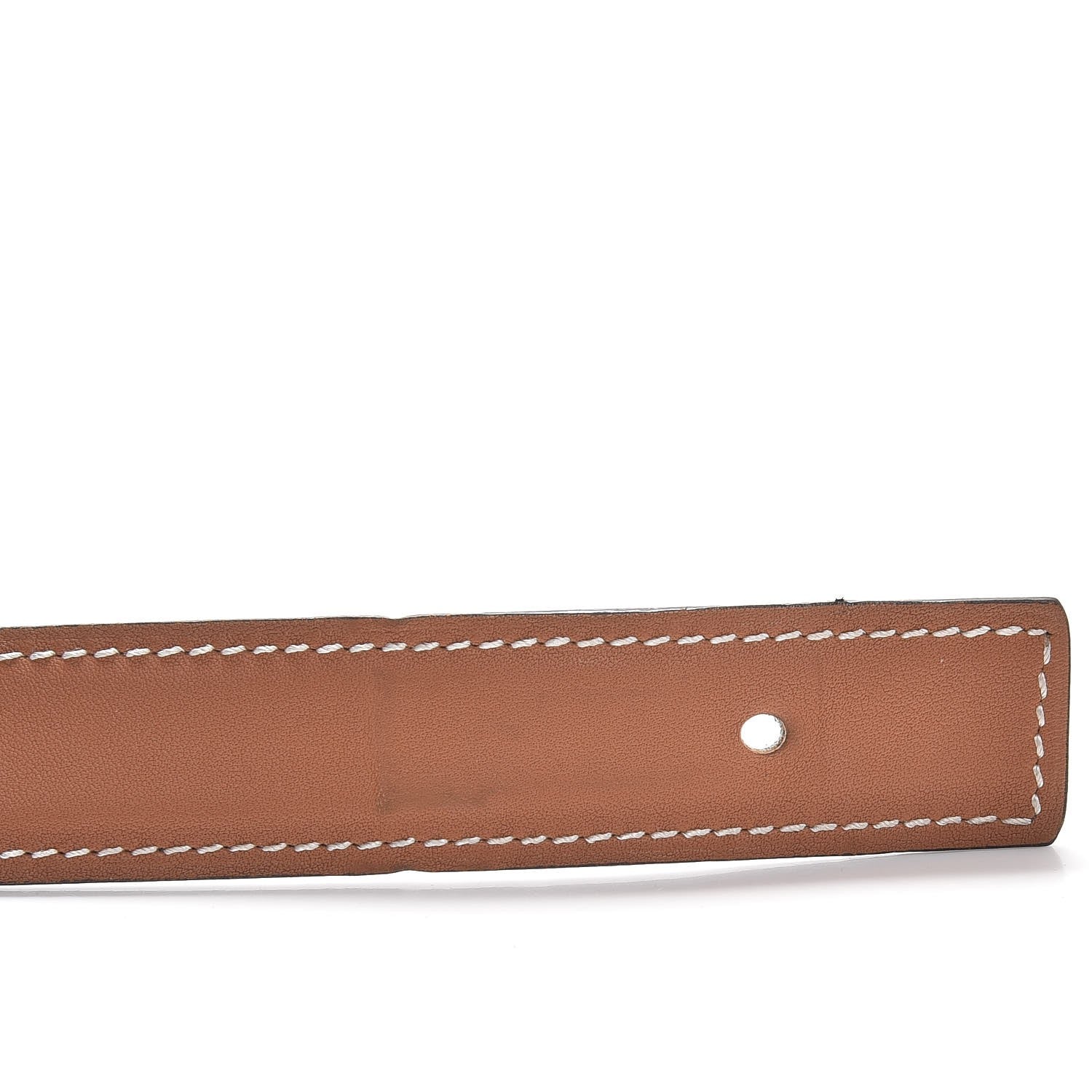 Hermes Swift Epsom 24mm H Belt 85 Gold Bleu Paon 9 of 19