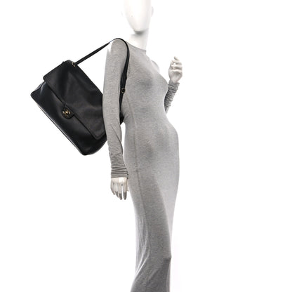 Chanel Grained Calfskin Souplissimo Maxi Flap Black Black 2 of 10