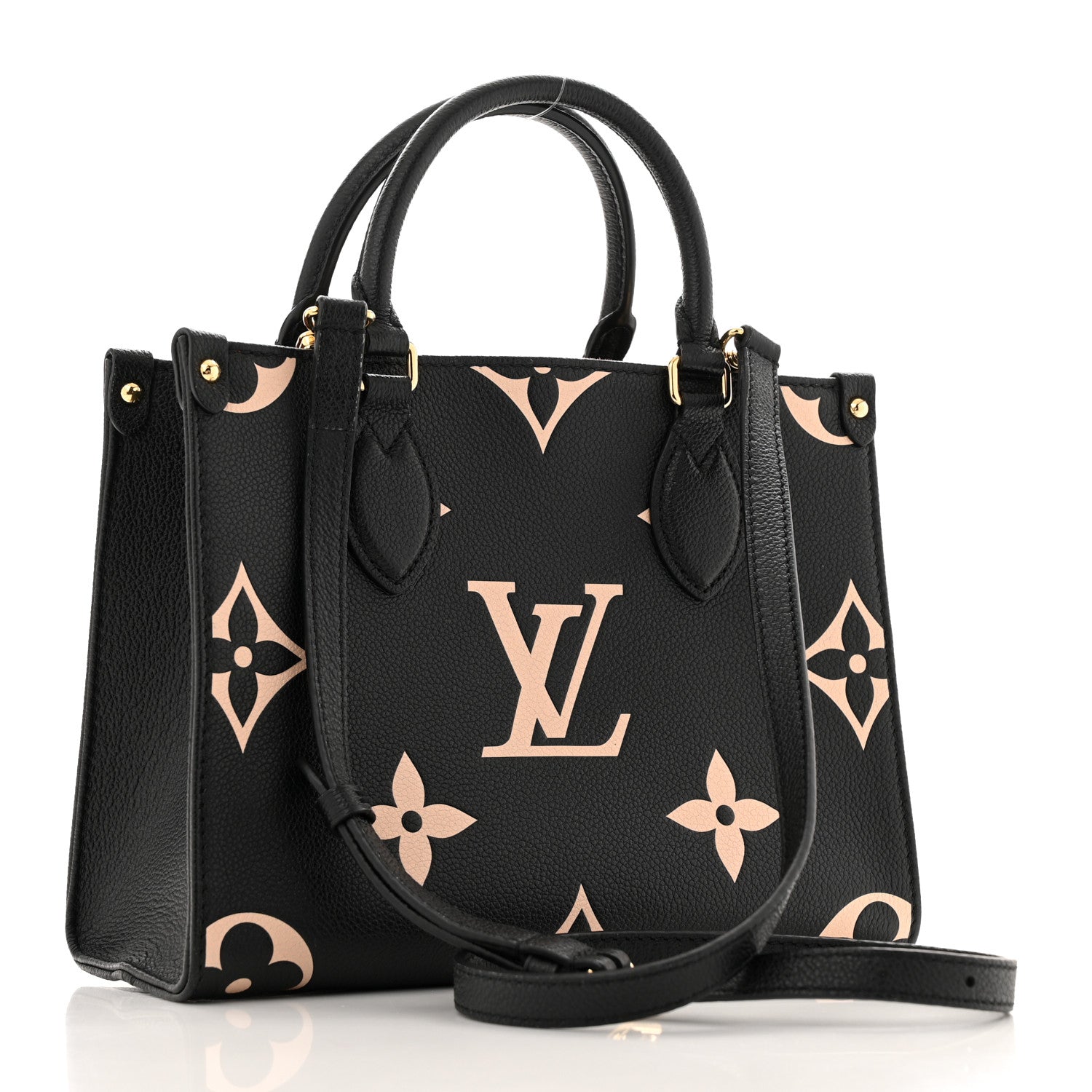 Louis Vuitton Empreinte Monogram Giant Onthego PM Black Beige 3 of 11