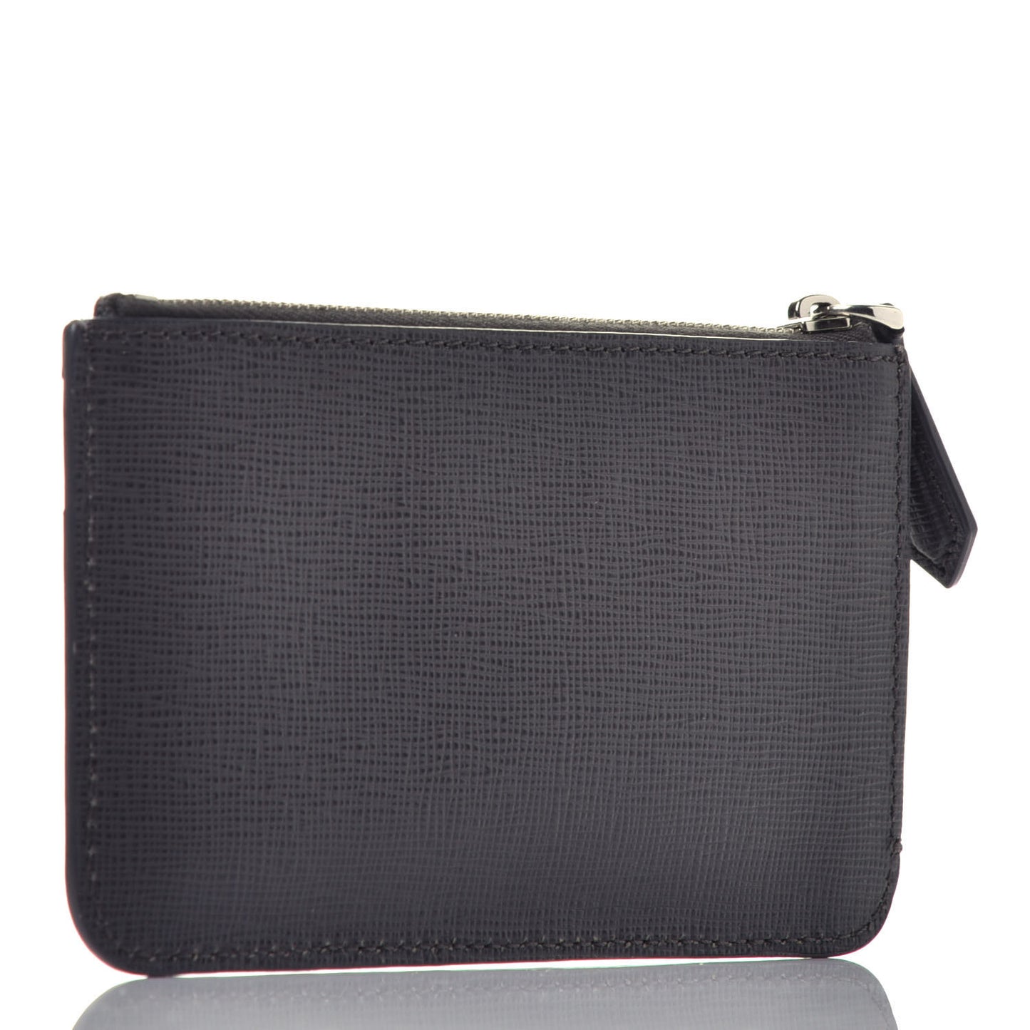Vitello Elite QuTweet Studded Coin Pouch Key Case Asfalto Multicolor