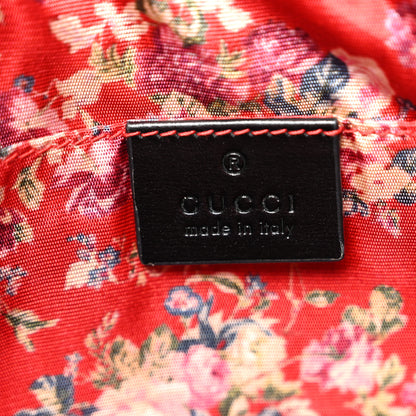Gucci Calfskin Web Trapuntata Small GG Shoulder Bag Black 6 of 11