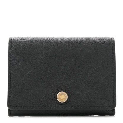 Louis Vuitton Empreinte Business Card Holder Black 1 of 9