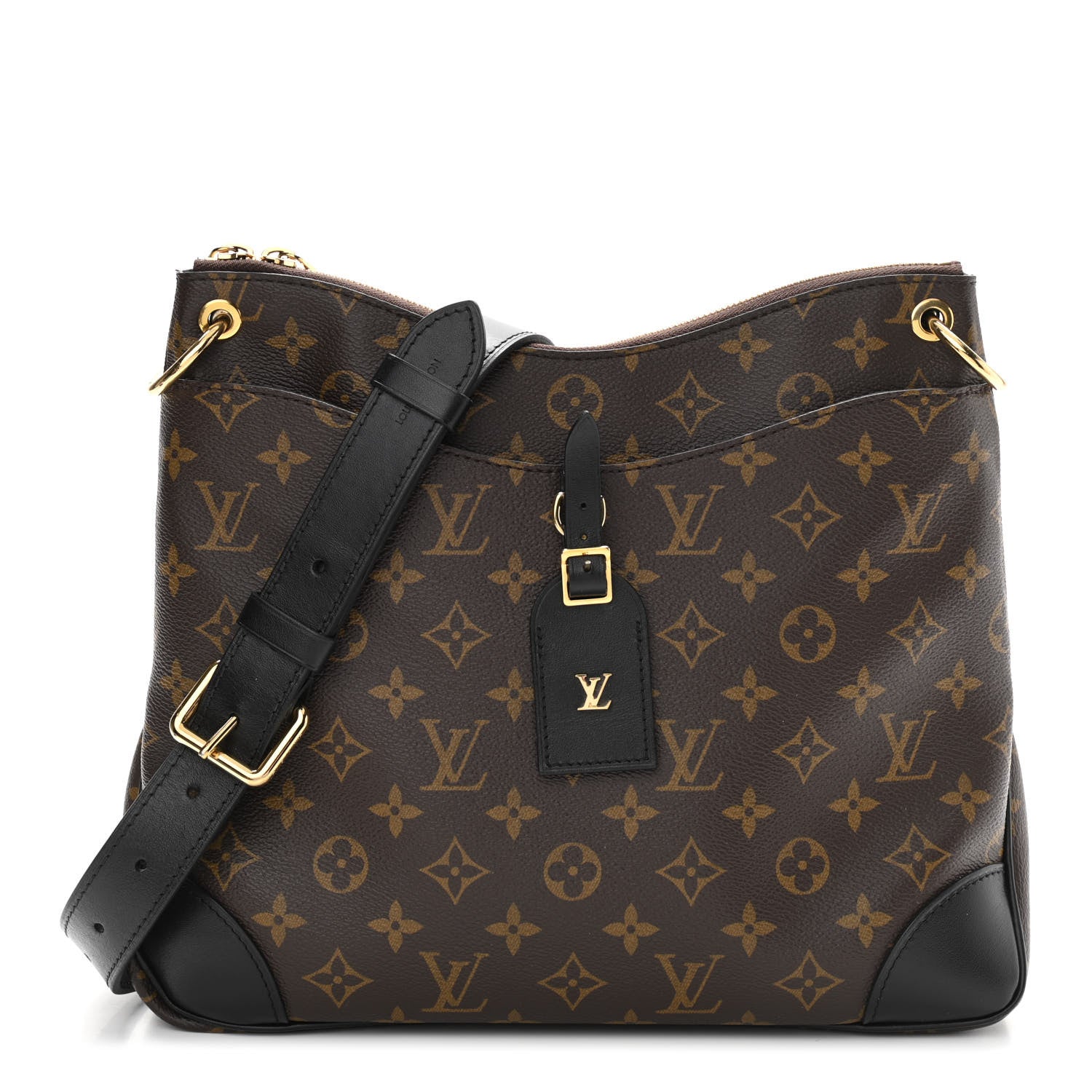 Louis Vuitton Monogram Odeon MM Black 1 of 11