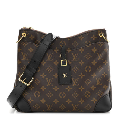 Louis Vuitton Monogram Odeon MM Black 1 of 11