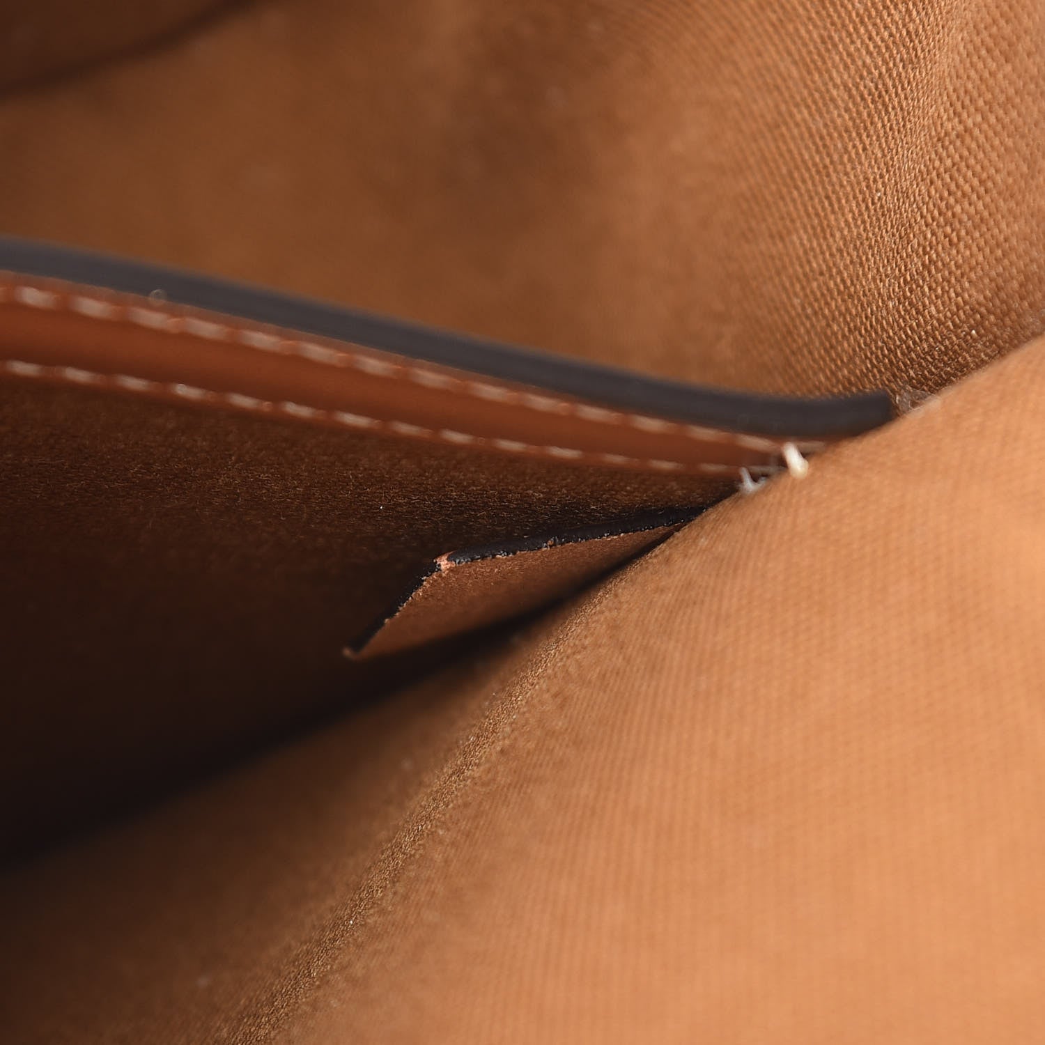 Celine Triomphe Canvas Medium Folco Bag Tan 8 of 11