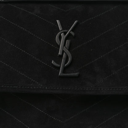 Saint Laurent Suede Monogram Medium Niki Chain Satchel Black 8 of 10