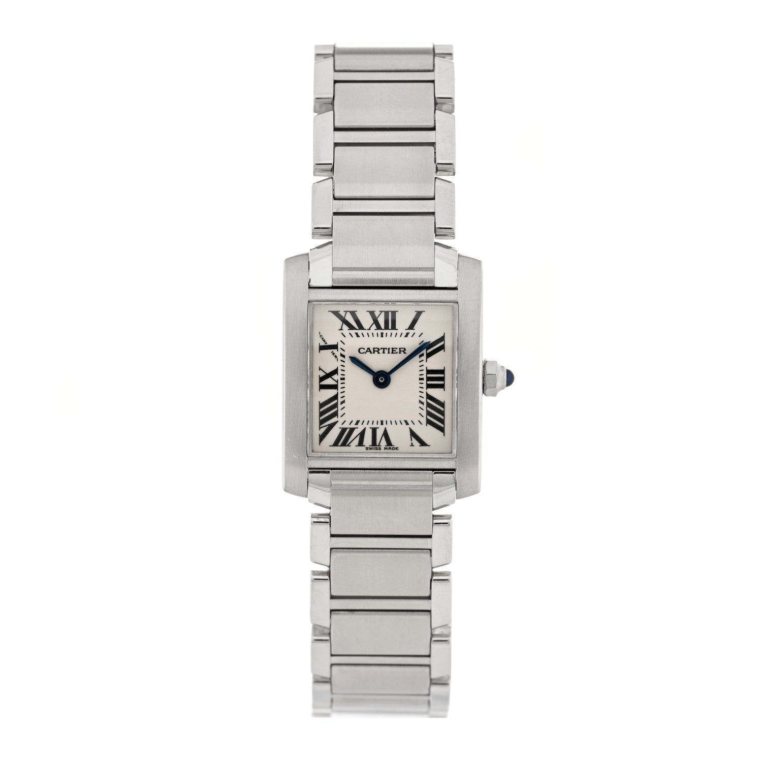 Cartier Stainless Steel 20mm Tank Francaise Quartz Watch 1 of 4