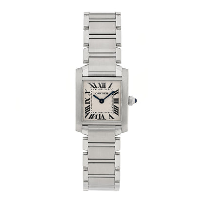 Cartier Stainless Steel 20mm Tank Francaise Quartz Watch 1 of 4