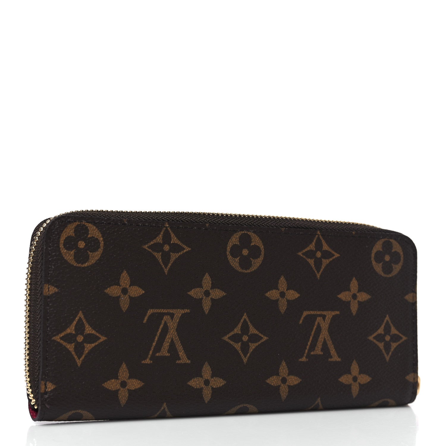 Louis Vuitton Monogram Clemence Wallet Fuchsia 3 of 6