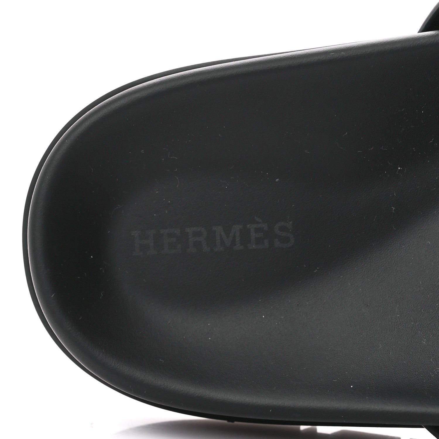 Hermes Calfskin Womens Chypre Sandals 41 Black 7 of 9