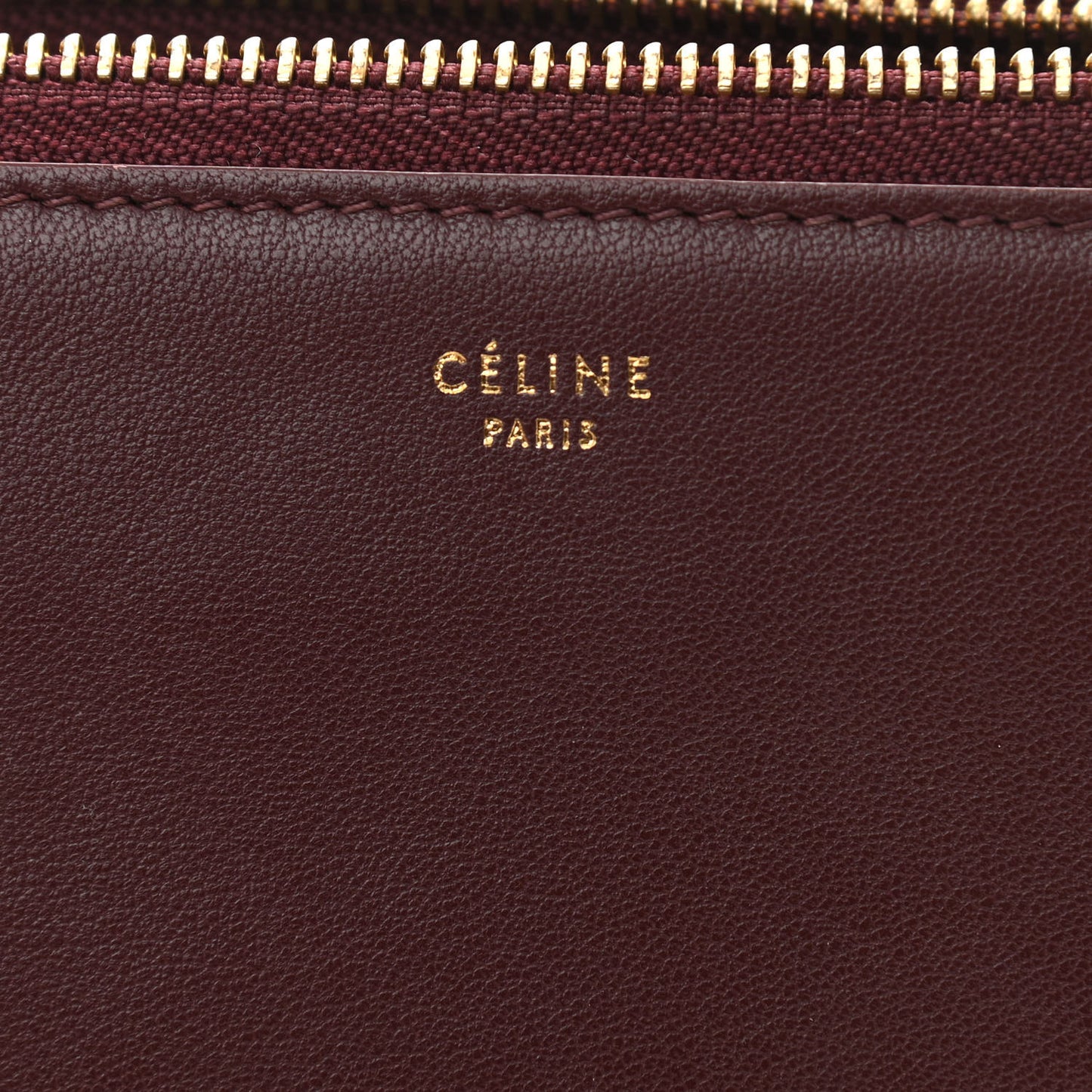 Smooth Lambskin Small Trio Crossbody Bag Burgundy