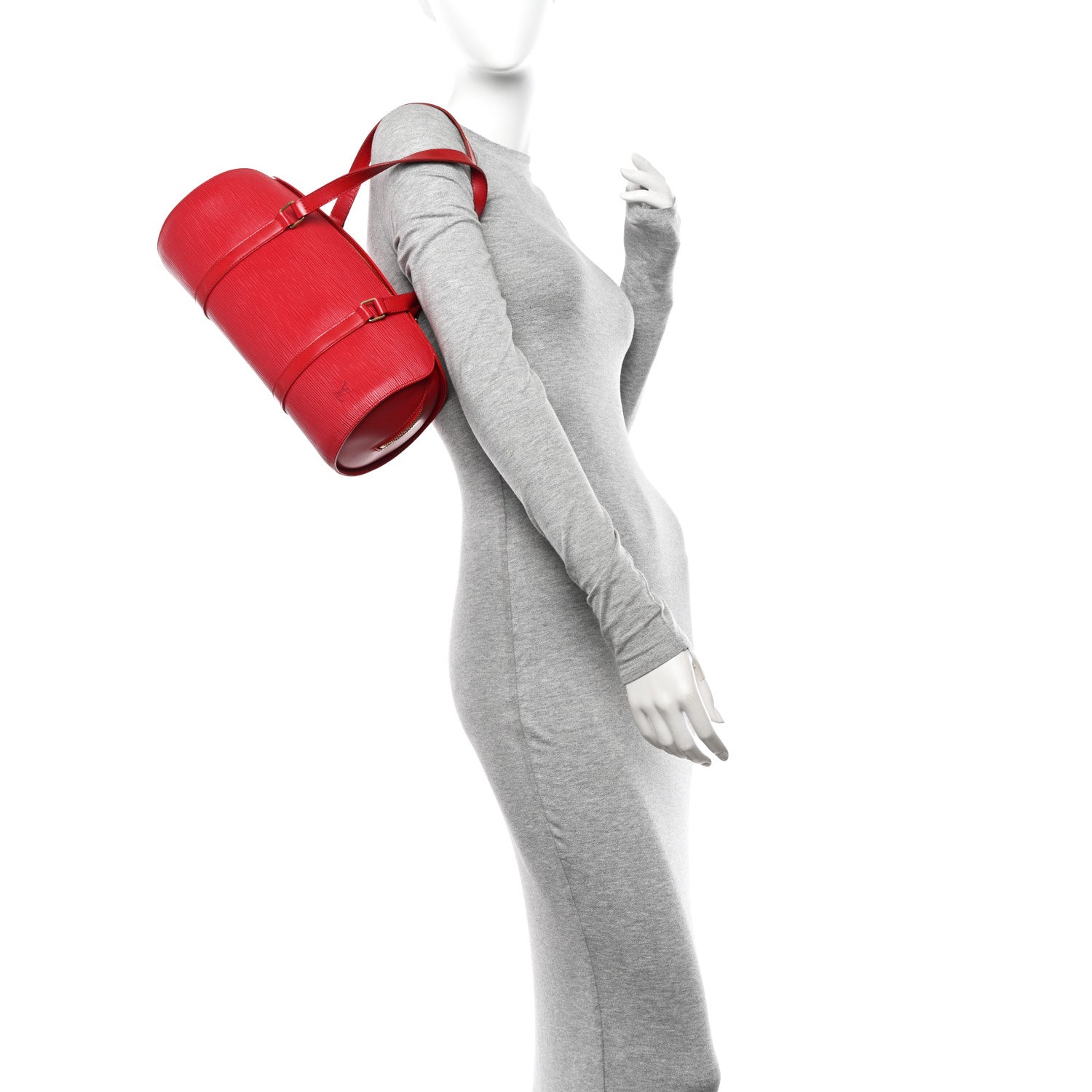 Louis Vuitton Epi Soufflot Castillan Red 3 of 13