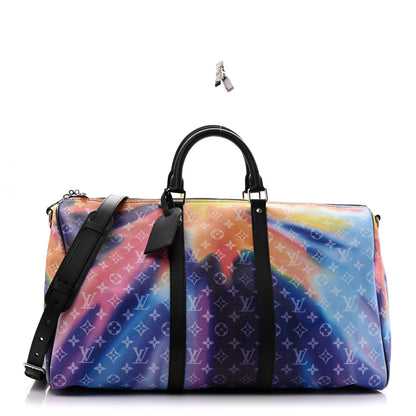 Louis Vuitton Monogram Sunset Keepall Bandouliere 50 Multicolor 1 of 12