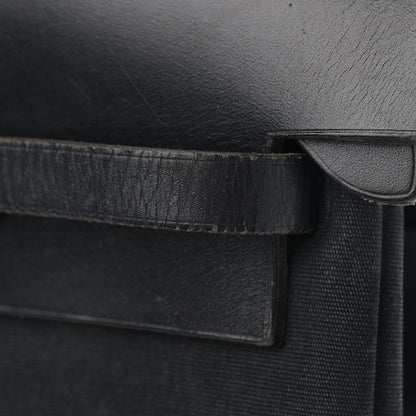 Hermes Toile Vache Calfskin Herbag 30 PM Backpack Black 11 of 16
