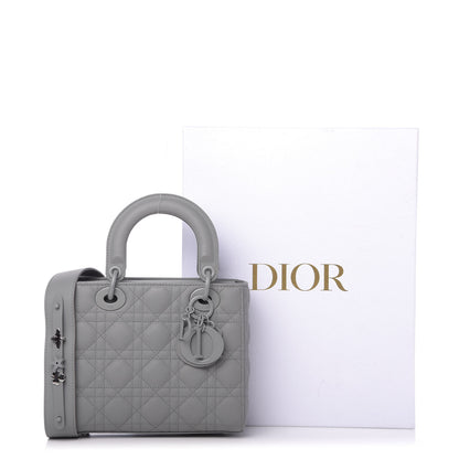 Christian Dior Ultra Matte Calfskin Cannage Small My ABCDior Lady Dior Gray 9 of 9