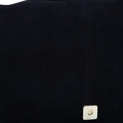 Fendi Suede Calfskin Mama Baguette Black 10 of 15