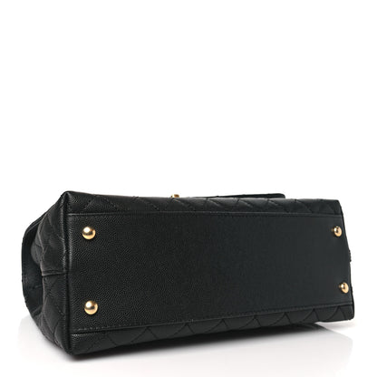 Chanel Caviar Quilted Small Coco Chain Handle Flap Black 4 of 10