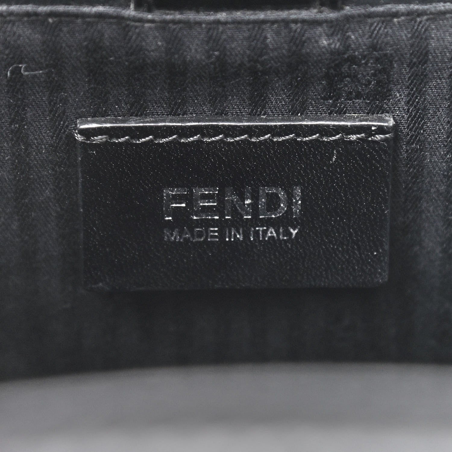 Fendi Patent Vitello Elite Petite 2Jours Tote Black 6 of 12