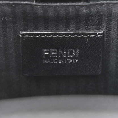 Fendi Patent Vitello Elite Petite 2Jours Tote Black 6 of 12