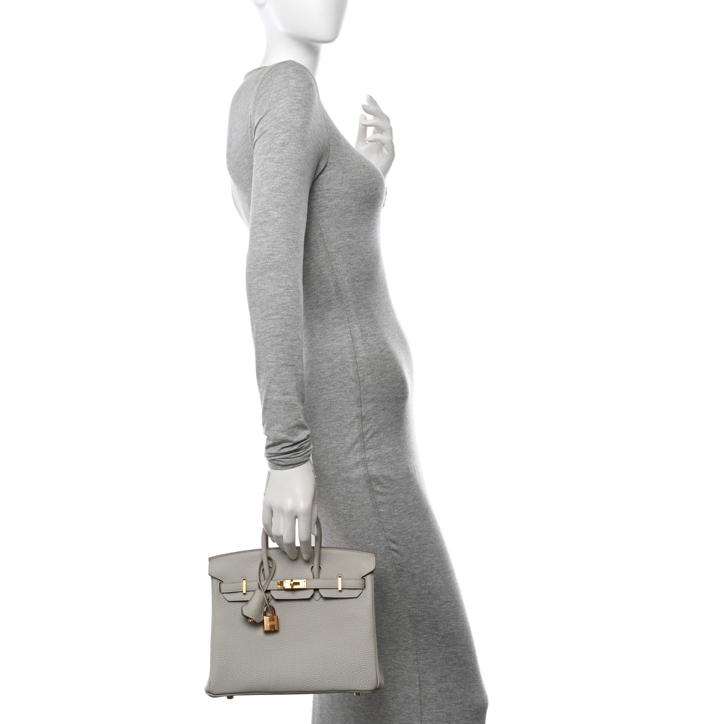 Togo Birkin 25 Gris Perle