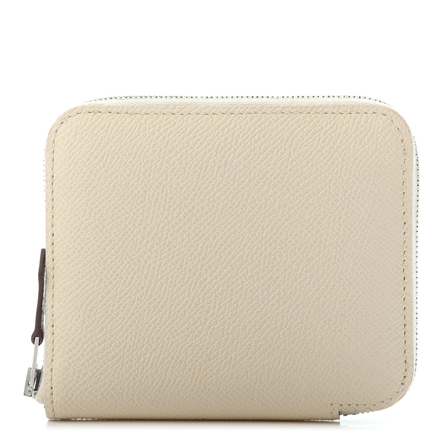 Hermes Epsom Silk'in Compact Wallet Nata 1 of 4