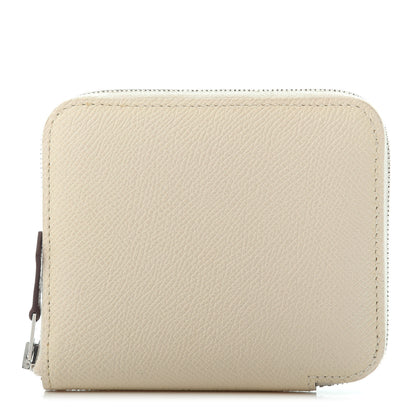 Hermes Epsom Silk'in Compact Wallet Nata 1 of 4