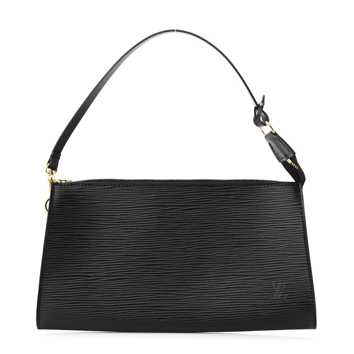 Louis Vuitton Epi Pochette Accessories 24 Black 1 of 9