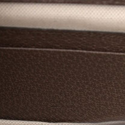 Gucci Monogram Jumbo GG Textured Dollar Calfskin Web Mini Bamboo 1947 Top Handle Bag Camel Ebony New Acero 6 of 11