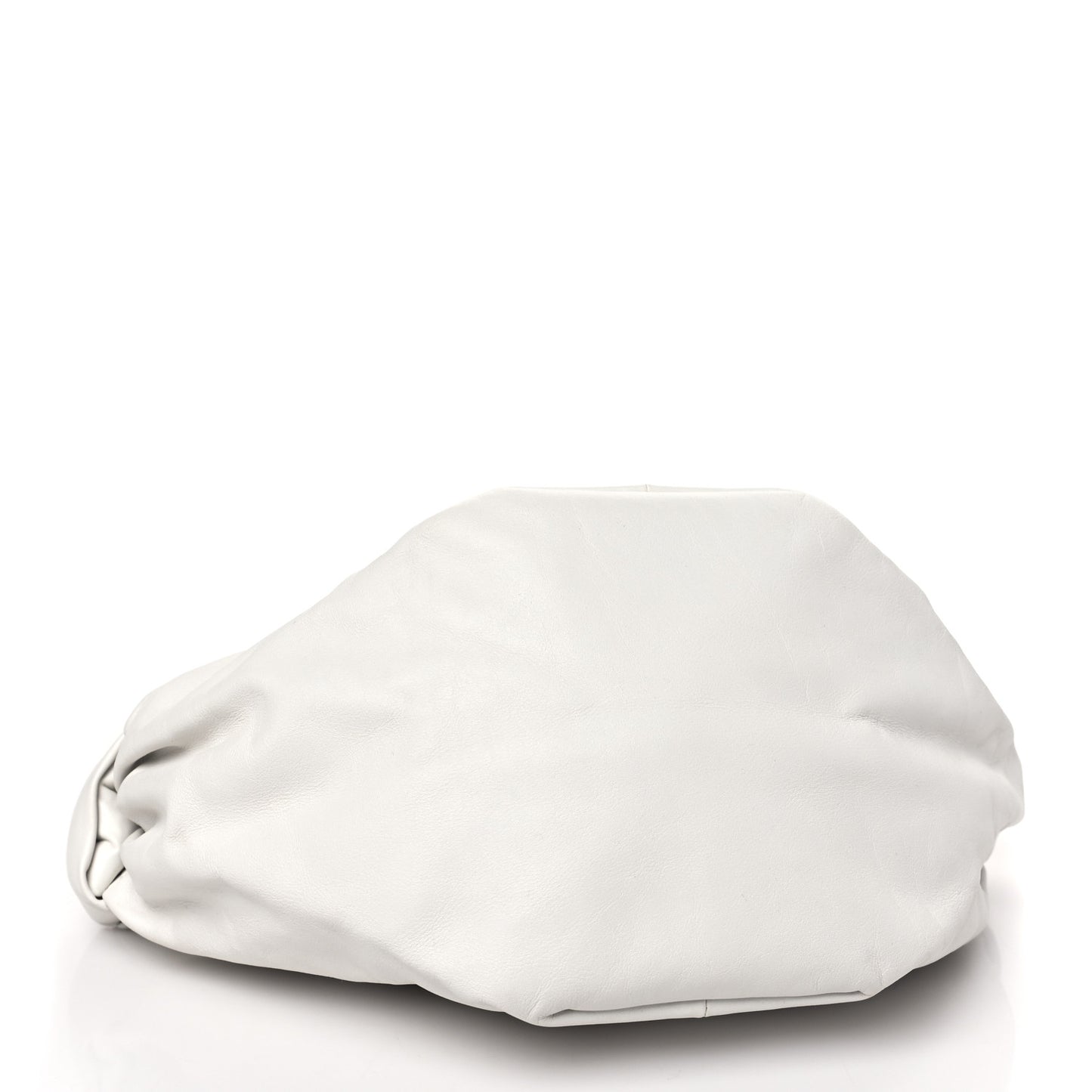 Calfskin Teen Double Knot Hobo White