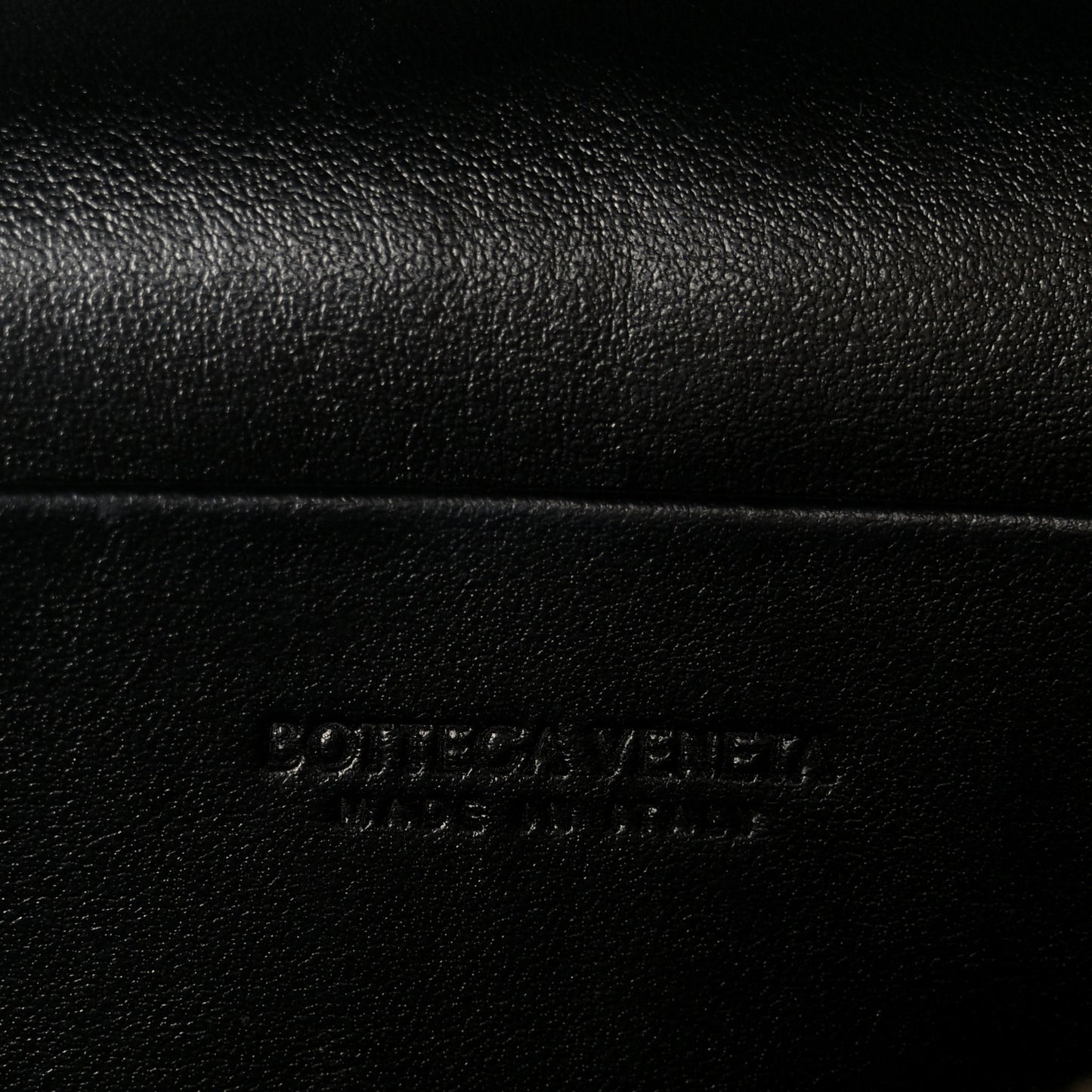 Calfskin Intrecciato Bang Bang Vanity Case Black Black