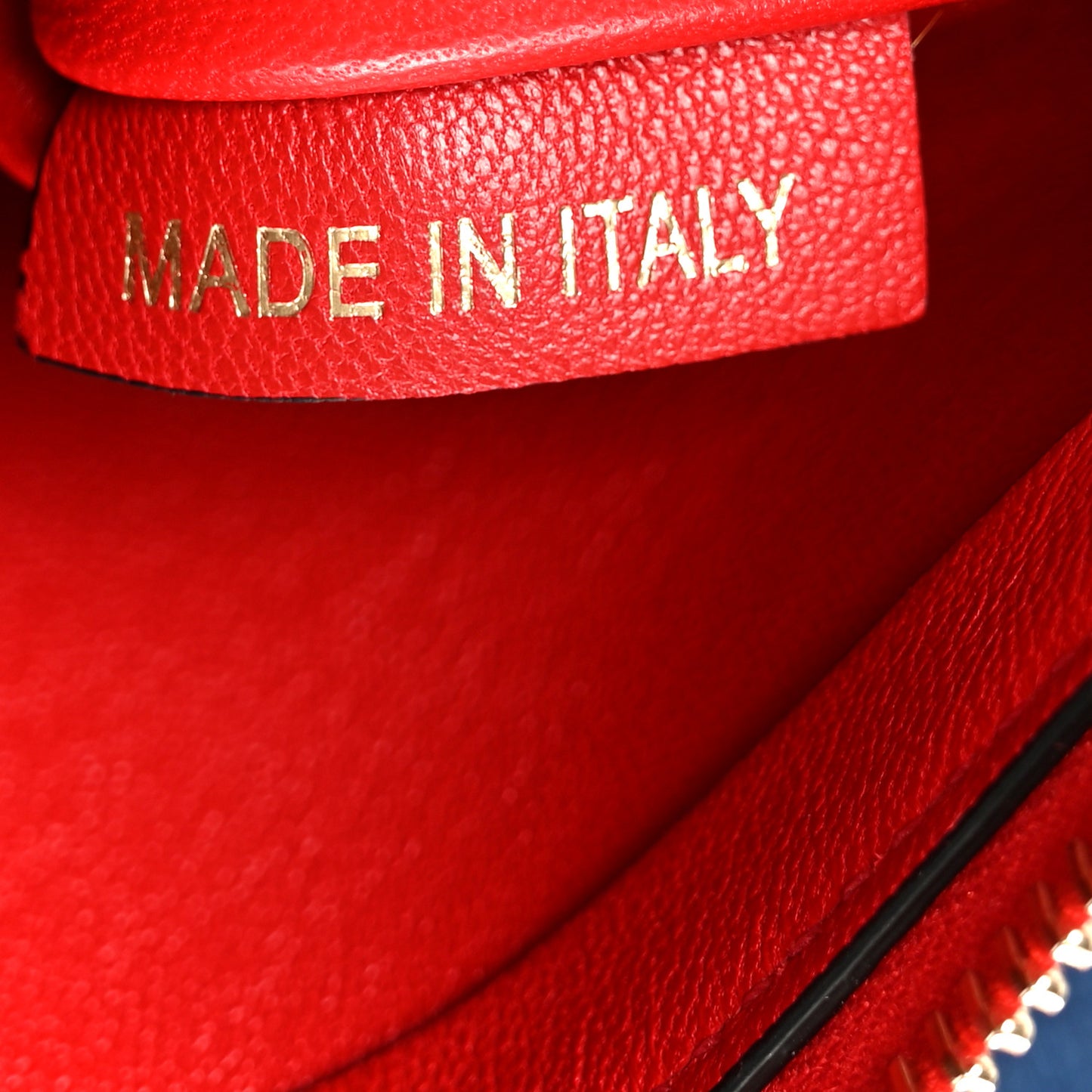 Denim Small Escape Tote Blue Red