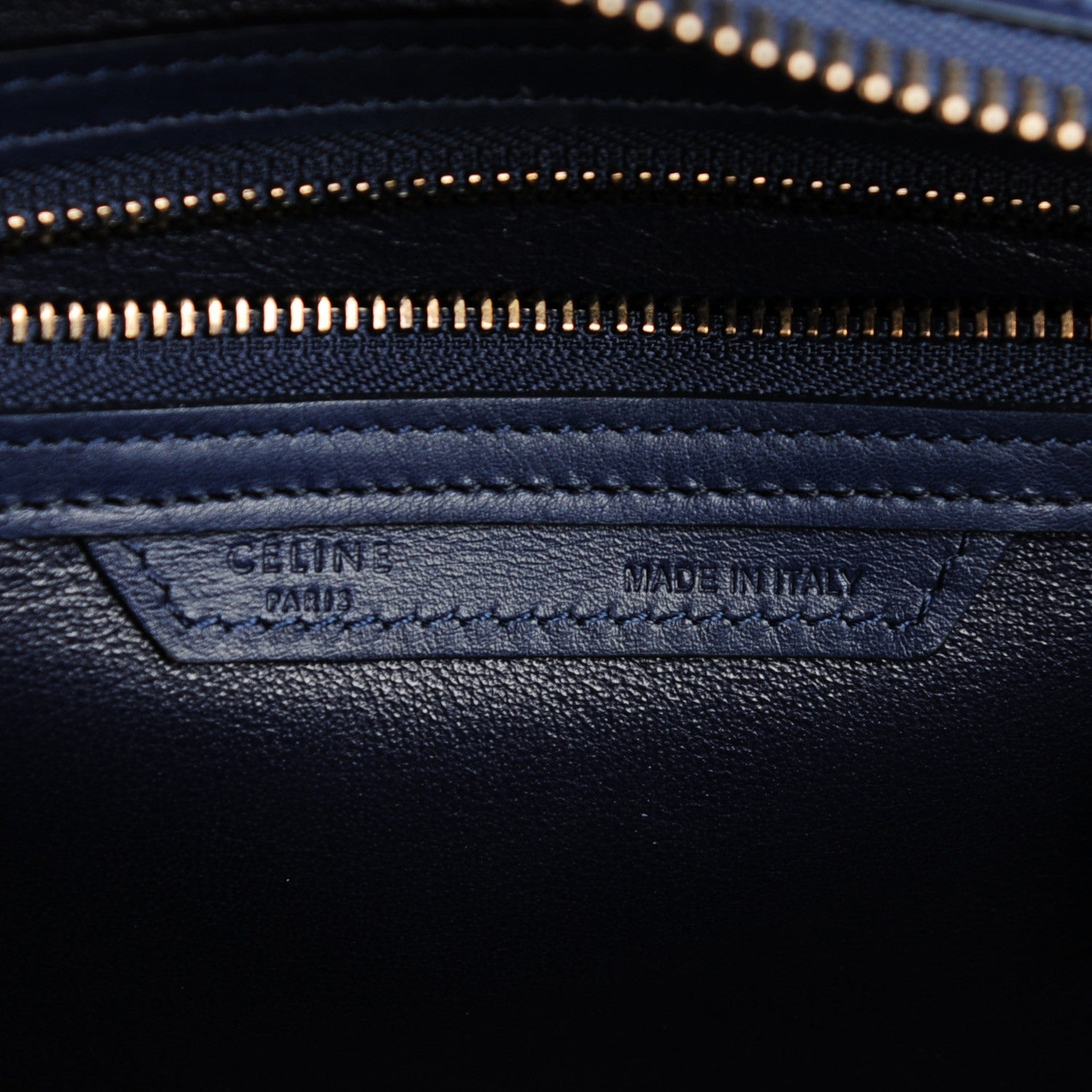 Celine Smooth Calfskin Micro Luggage Ink 6 of 8