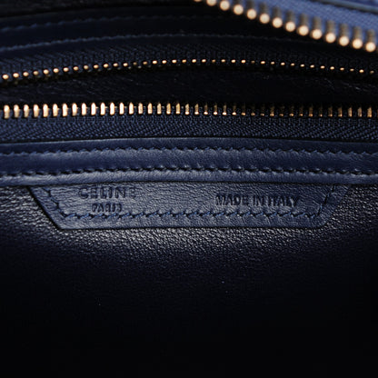 Celine Smooth Calfskin Micro Luggage Ink 6 of 8