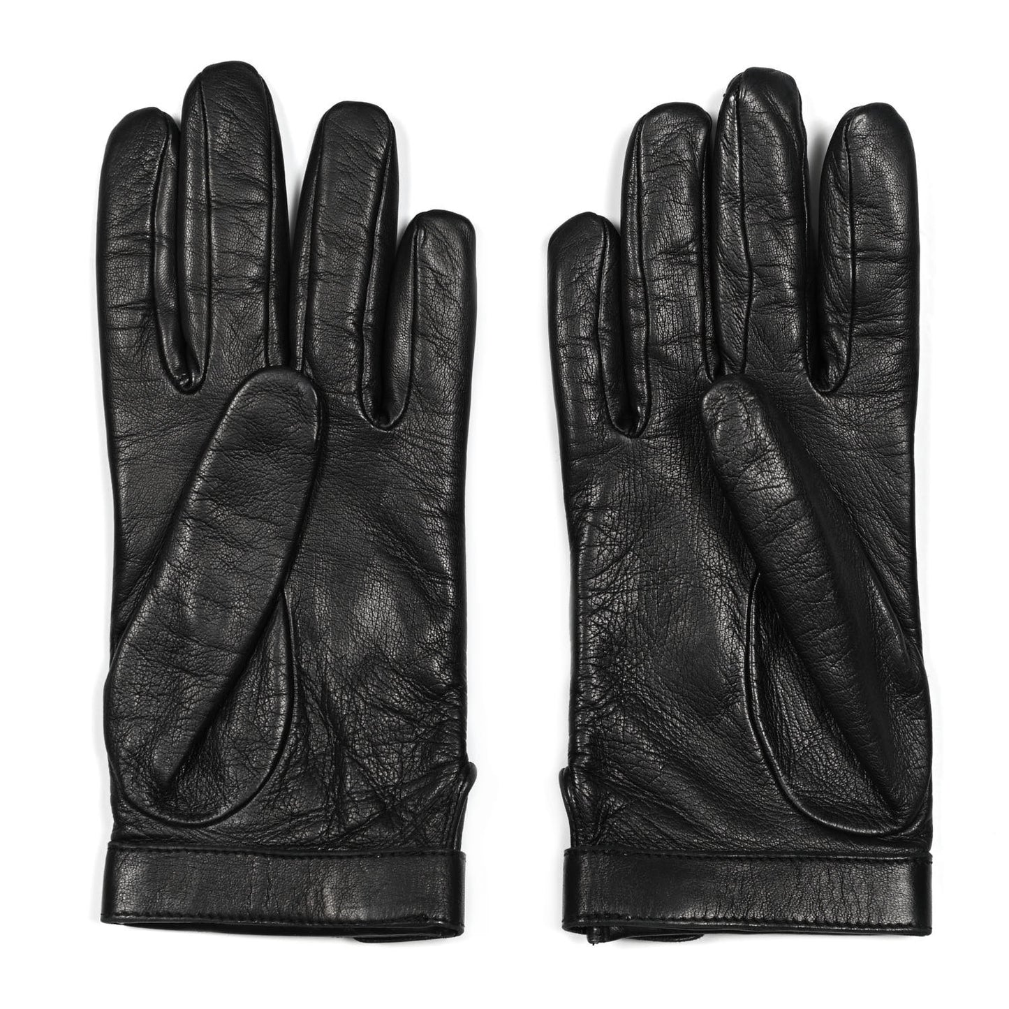 Lambskin Quilted Gloves 7 Black